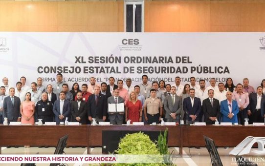 El Presidente Jorge Maldonado asistió a la XL Sesión Ordinaria de Consejo Estatal de Seguridad Pública