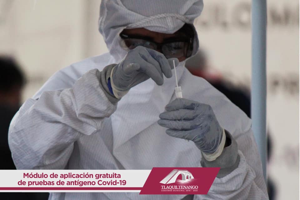 Módulo de Pruebas Antigénicas para Detección de #COVID-19 en Tlaquiltenango